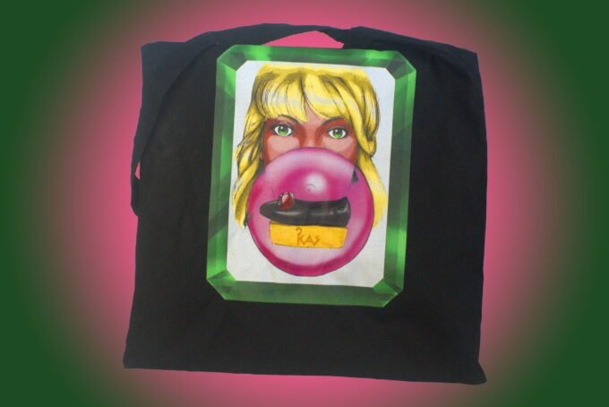 Bubble Gum Girl Tote Bag